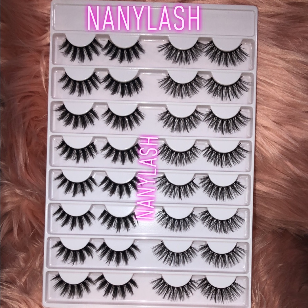 😱😱16 Pairs Faux wispy Mink Lashes LashBook 😱😱